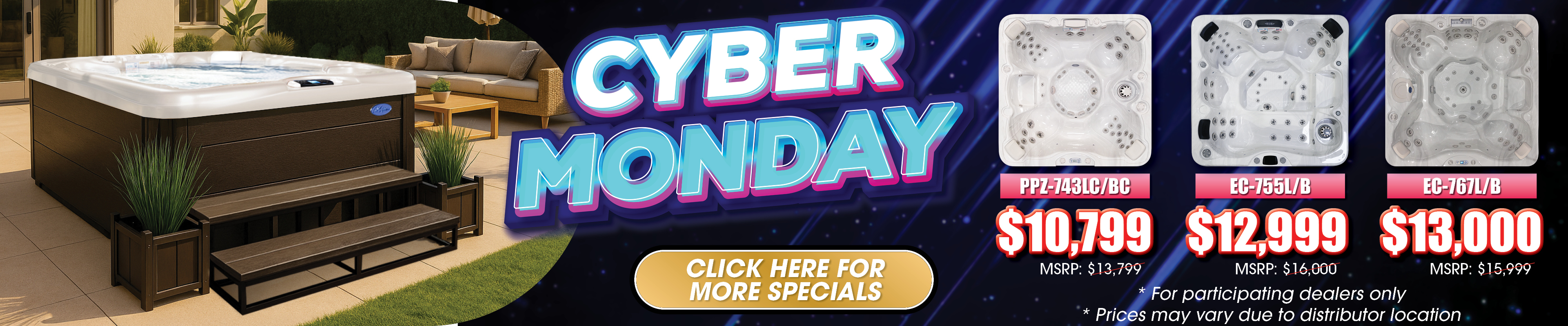 Calspas hot tub being used in a family setting - Córdoba